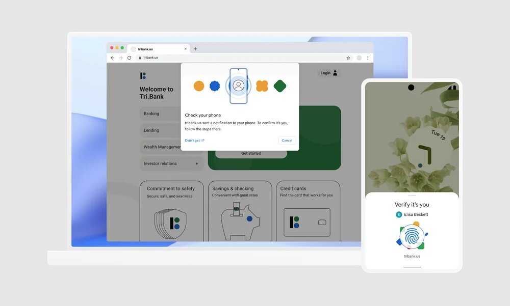 Google prueba la conexión a sus cuentas de Workspace y Cloud sin contraseña