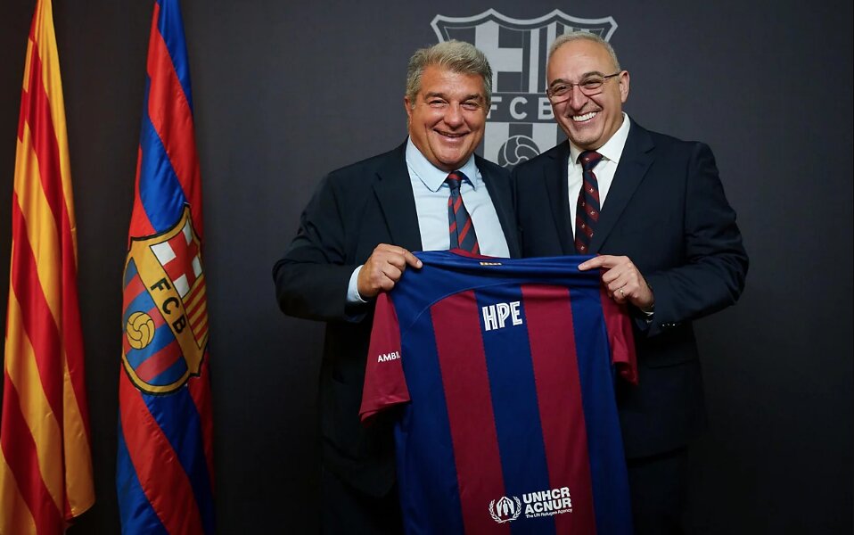 HPE se convierte en patrocinador oficial Edge-to-Cloud del Espai Barça del FC Barcelona