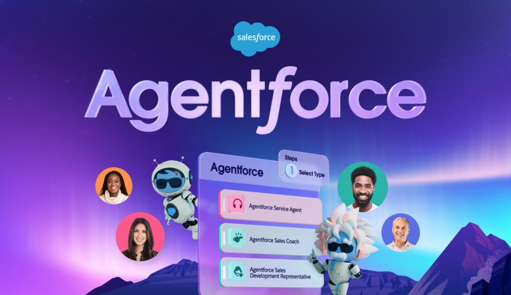 Salesforce Agentforce, agentes de IA autónomos que gestionan tareas de servicio, ventas, marketing y comercio