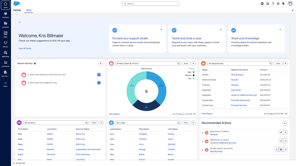 Salesforce Foundations ofrece unificación gratuita de funciones en el CRM